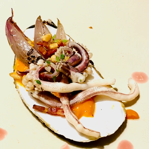 entrada para o jantar