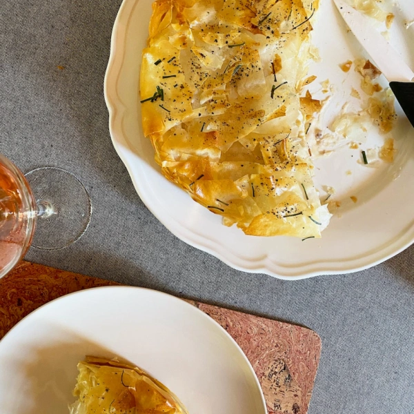 entrada para o jantar